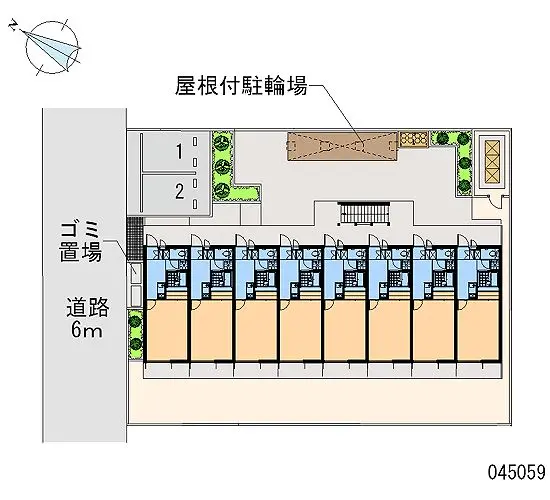 ★手数料０円★所沢市東所沢２丁目 月極駐車場